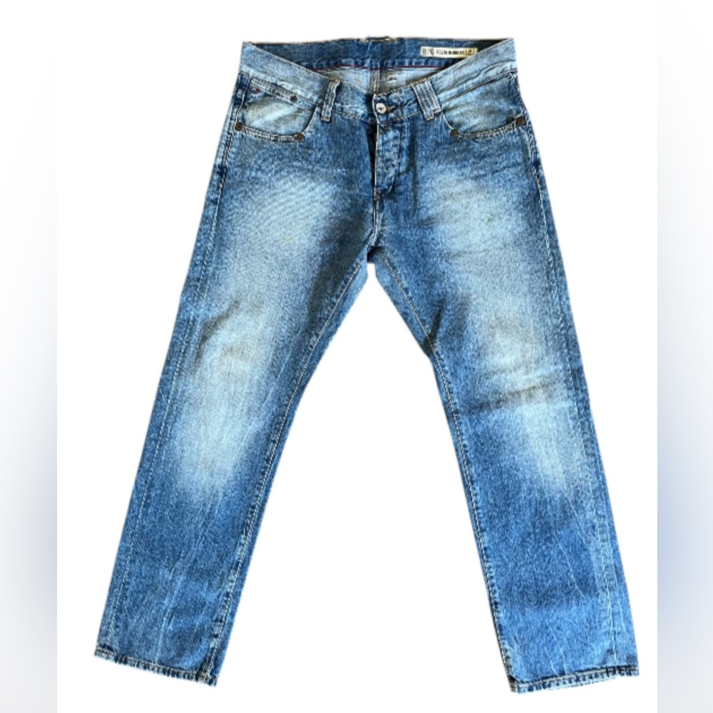 Tommy Hilfiger Light Blue Straight Jeans 34 W, 32 L